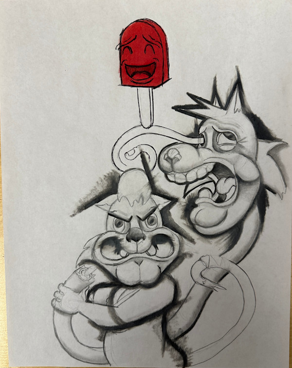 Eating Pop Cats by Vince Vader