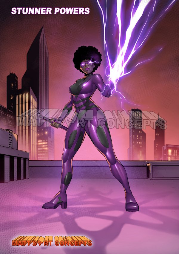 Digital Rendering Heroine by Matt's Art Concepts