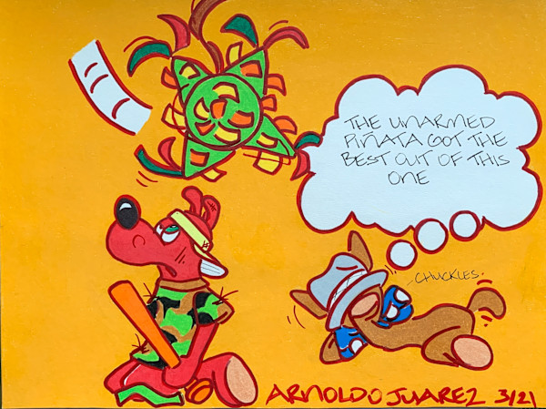 A Piñata Humbles by Arnoldo Juarez