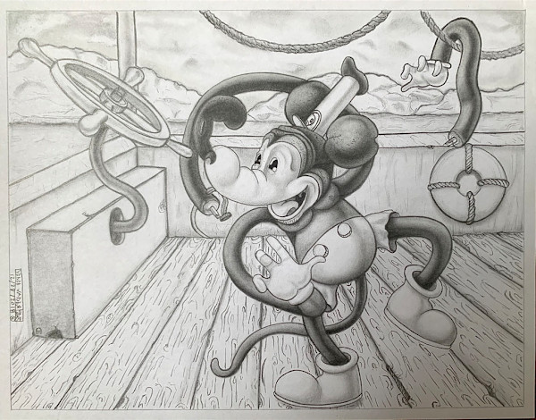 Steam Boat Sickey Mouse by Vince Vader