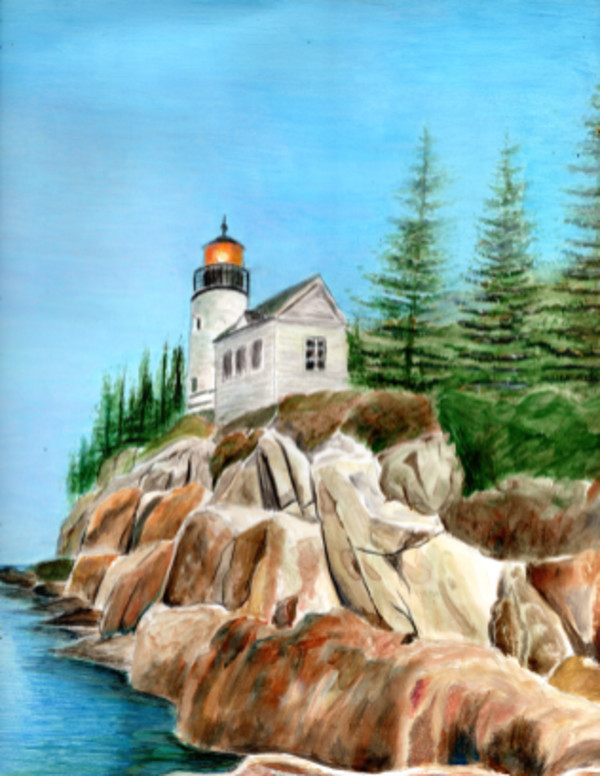 Lighthouse by Rick Alvin Spooner