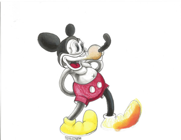 Doodled Sicky Mouse 01 by Vince Vader