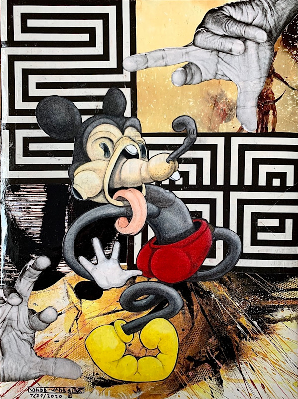 Sickey Mouse One Leg 1 by Vince Vader