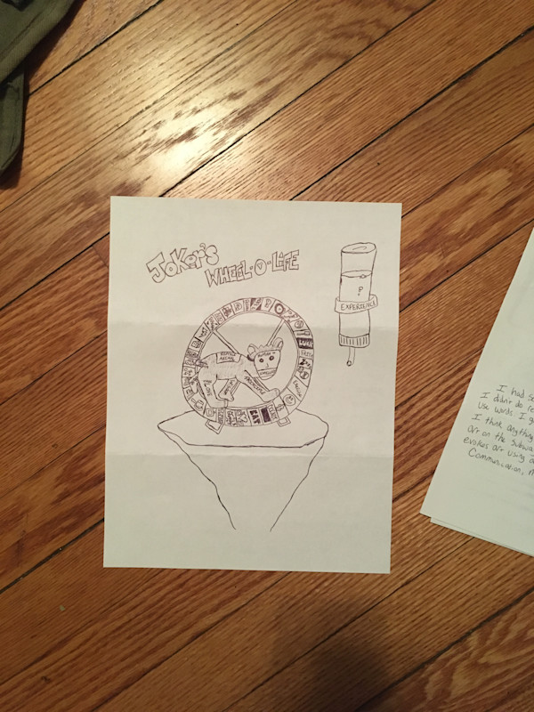 Jokers Wheel-o-life by Charles Castillo
