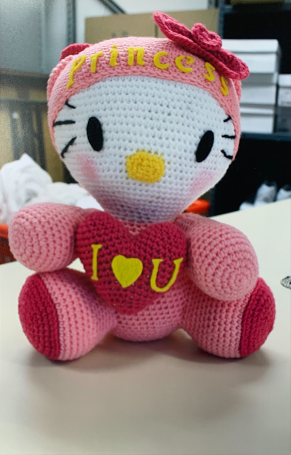 Hello Kitty With Costume Bear by Mr. Crochet
