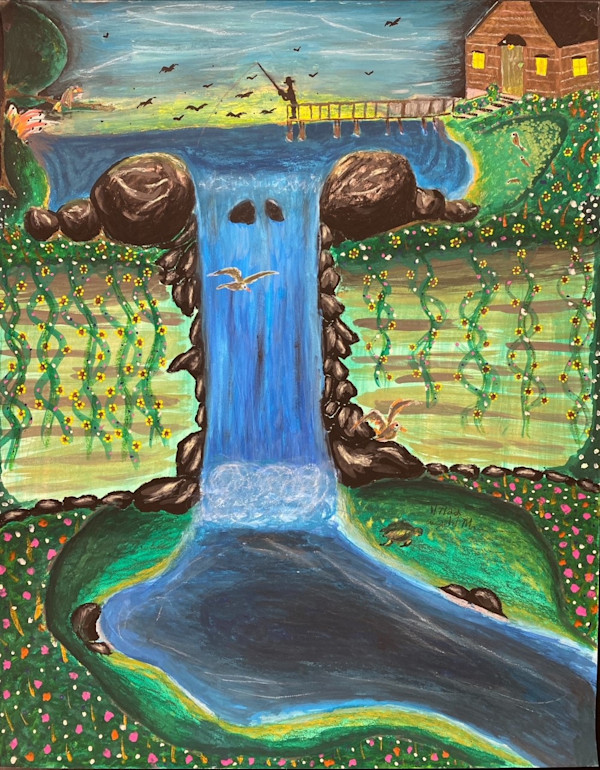 Waterfall by Angel Miranda