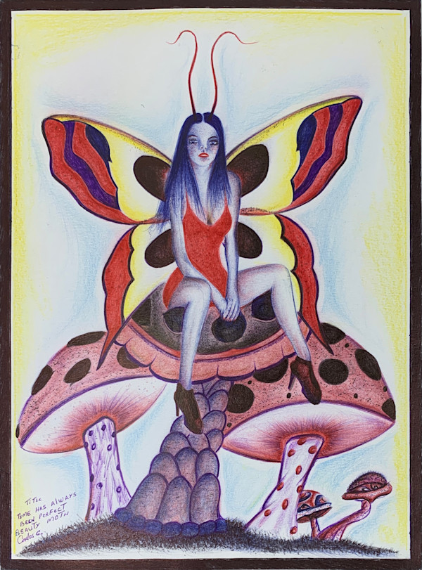 Time Has Always Been Perfect (Beauty Moth) by Carlos De Gabarrette