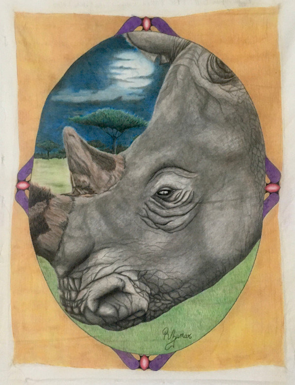 White Rhino by R. Zumar
