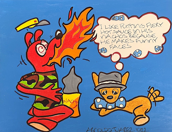 Fiery Nachos by Arnoldo Juarez