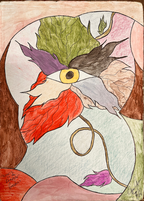 Eye- Ris in The Dumpster Garden by James Jackson W.B.
