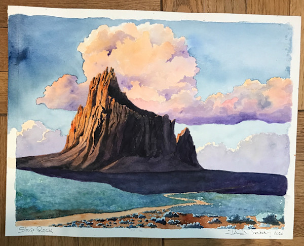 Shiprock by Jebediah Dishman