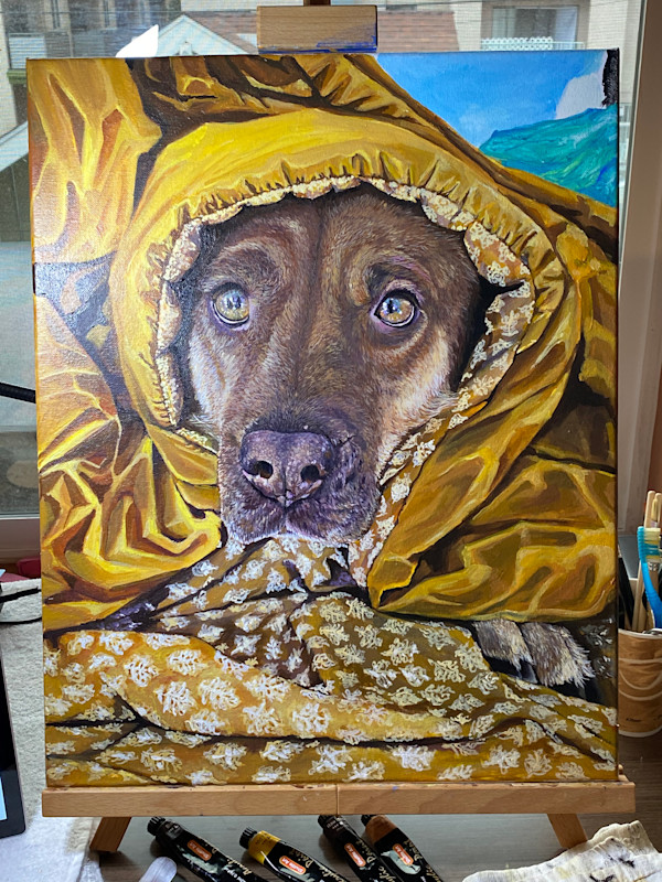 Commissioned Painting of ‘Charlotte by Nhut Vo