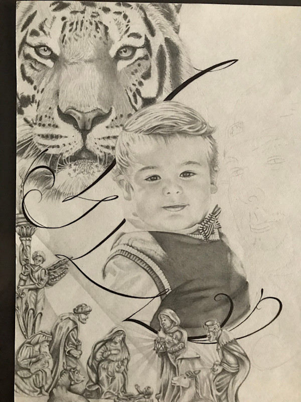 Boy and Tiger by Daniel Martinez