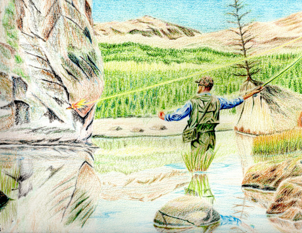 Relaxin Just Fishin' by Rick Alvin Spooner