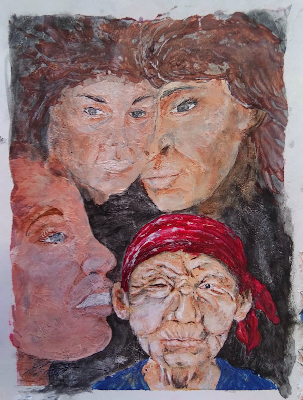 Female Faces by J. Scott