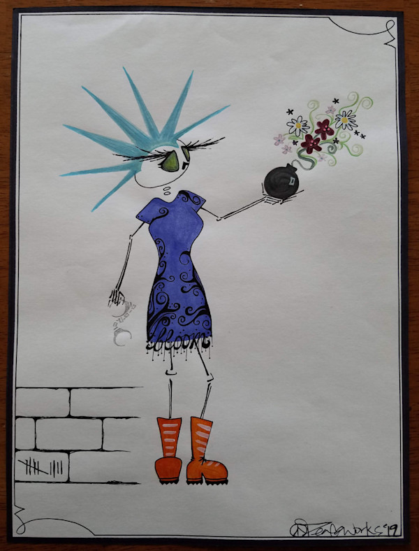 Untitled (Bomb) by (peace sign) Peaceworks