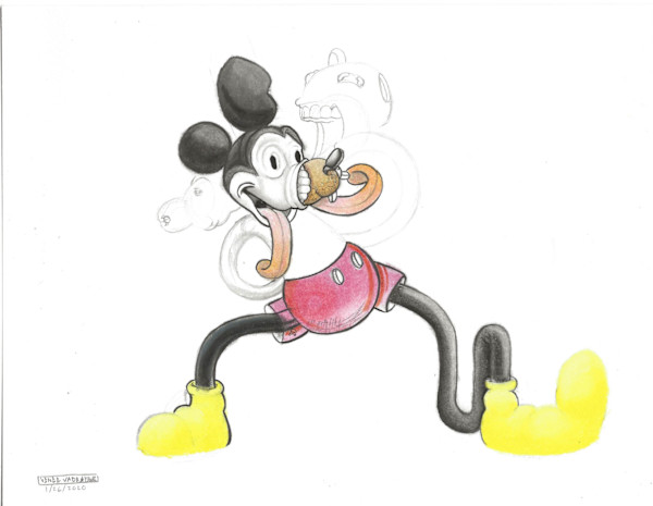 Doodled Sicky Mouse 02 by Vince Vader