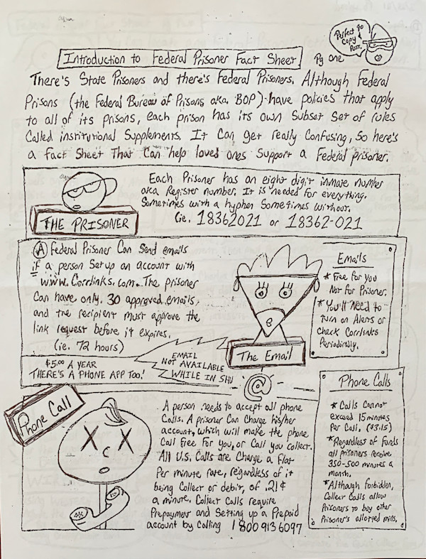 Introduction to the Federal Prisoner Fact Sheet by Charles Castillo