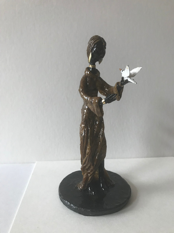 Lady with a Dove by Charles Finney