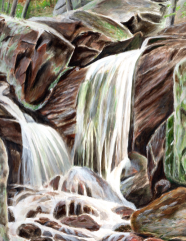 Waterfall by Rick Alvin Spooner