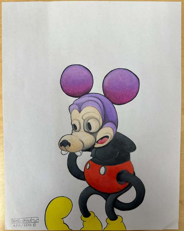 Sickey Mouse Sacrifice by Vince Vader