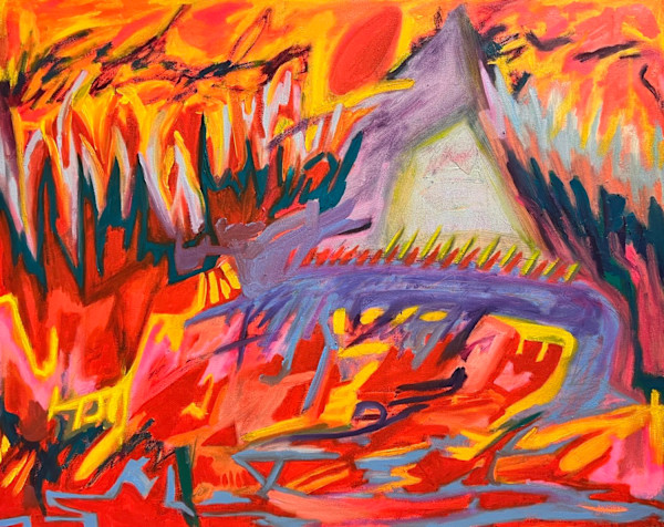 runs with mountains by Anna Richards
