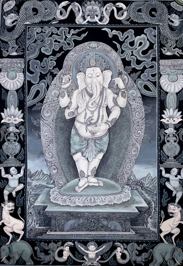 Standing Ganesh by Kishor