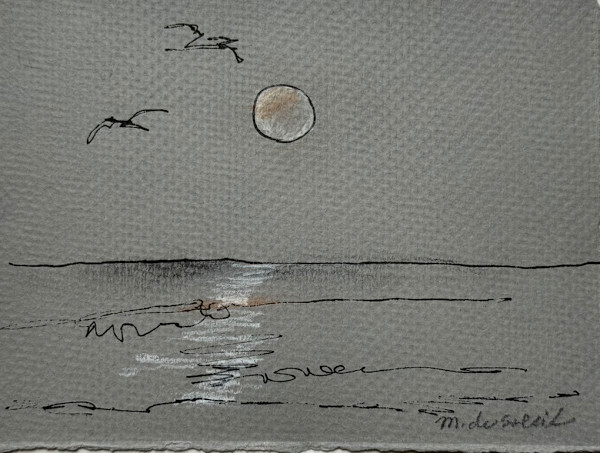 Moonset I, Treasure Island by M. de Soleil