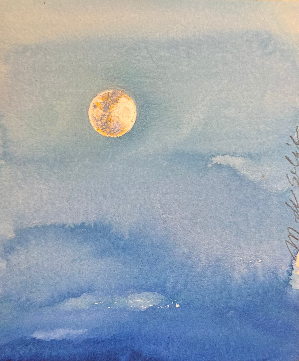 Moonset, St Pete Beach by Margarete de Soleil