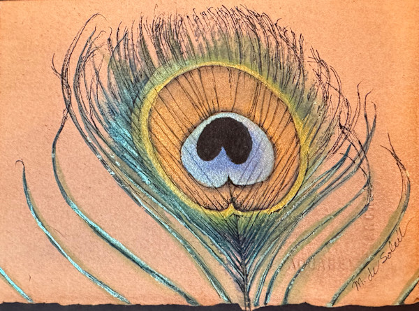 Peacock Feather by Margarete de Soleil