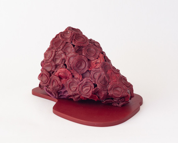 Handfill (Maroon) by Eve De Jong