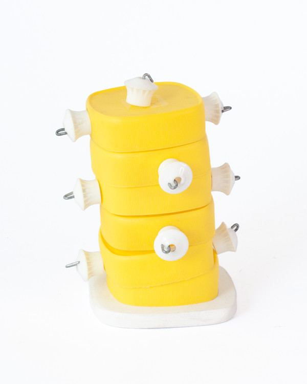Impossible Plant XIII (white and yellow) by Eve De Jong