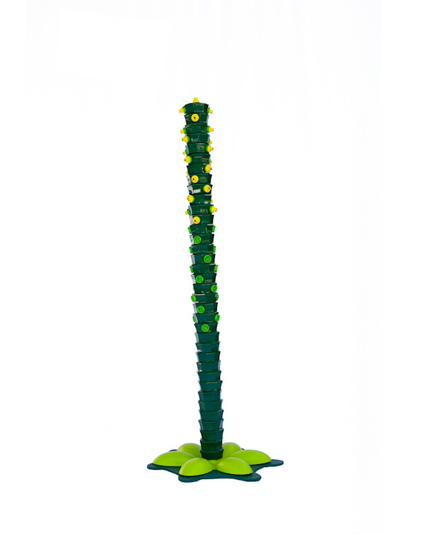 Giant Impossible Plant IX (green) by Eve De Jong