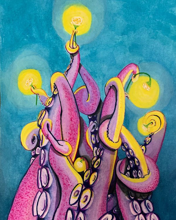 Flowers from Below by Stephenie Anderson