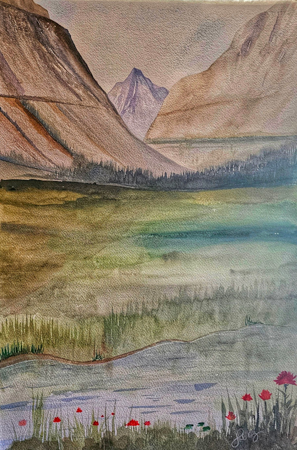 Meadow in Glacier by Jeanette Perez