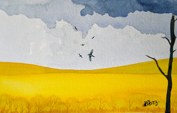 Golden Flight by Jeanette Perez