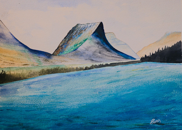 Mount Wilbur in Turquoise by Jeanette Perez