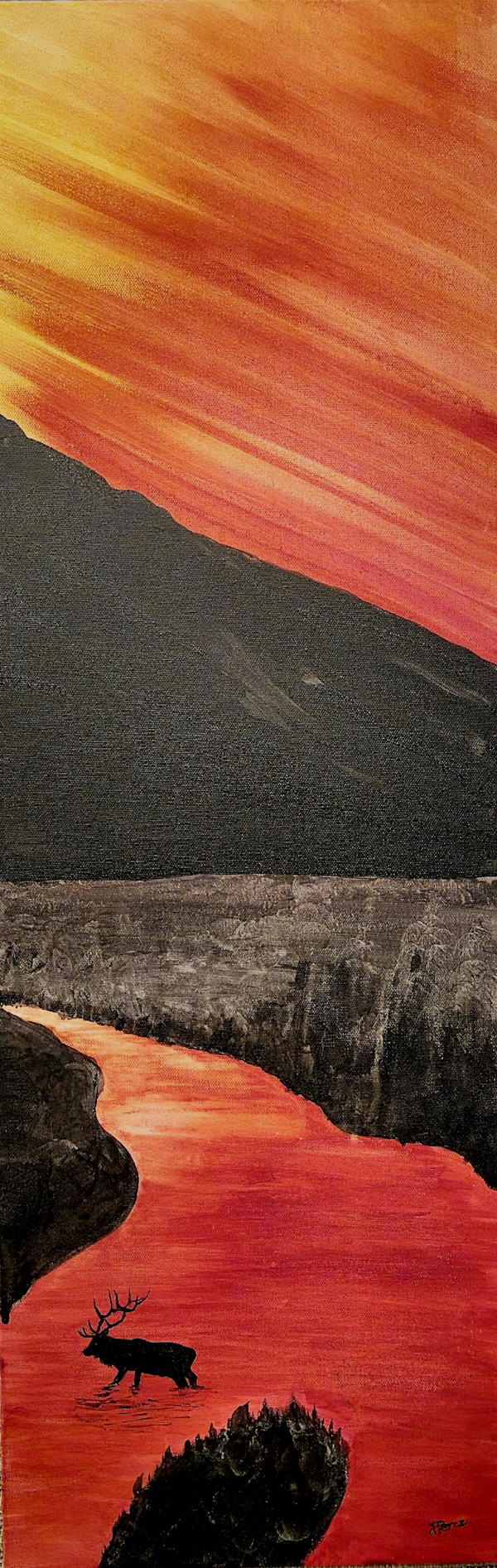 Crimson Journey by Jeanette Perez