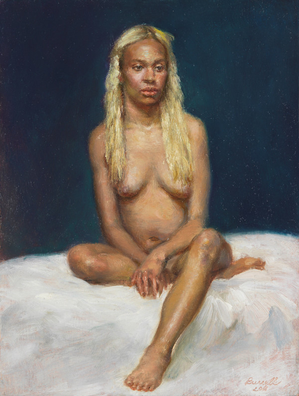 Erica in Contemplation by James A. Burrell