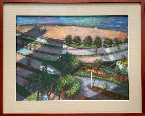 Traffic Patterns/Oak Street Beach by James A. Burrell