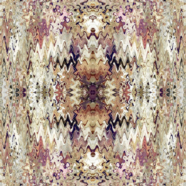 Klimt Wave Tapestry 1B by Ellen Gaube