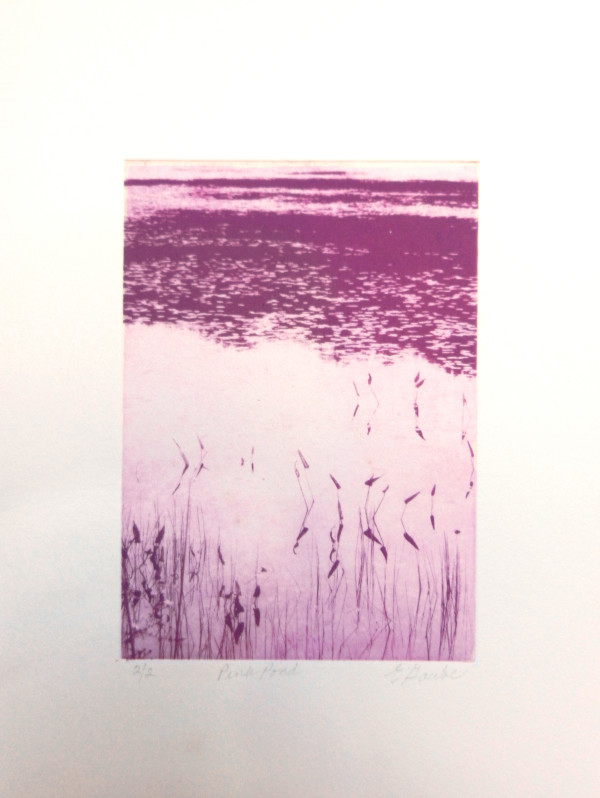 Pink Pond 1/2 by Ellen Gaube