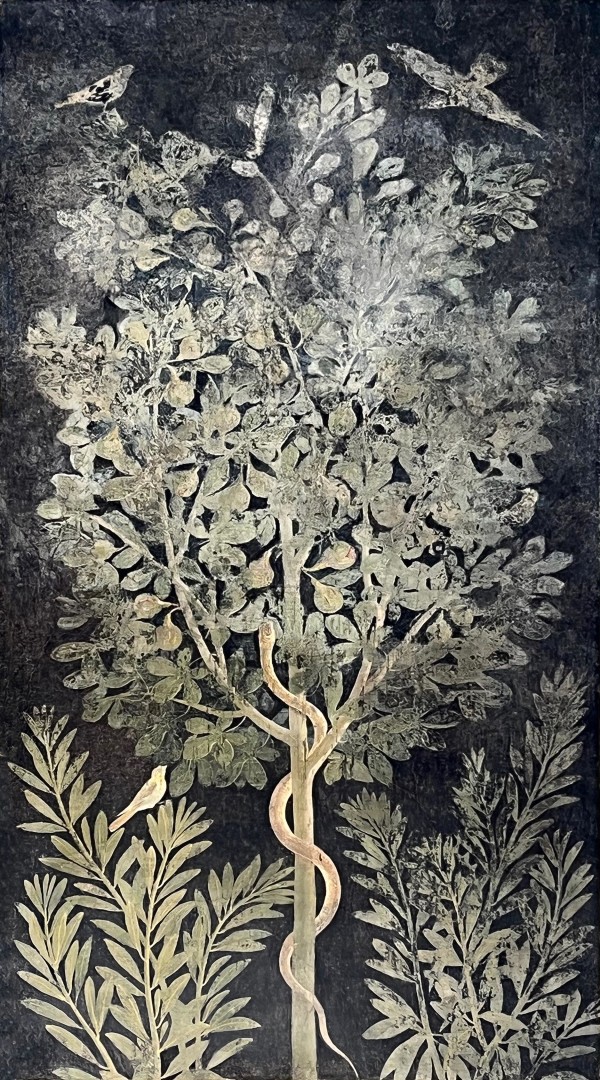 Pompeii Tree Fresco by Ellen Gaube