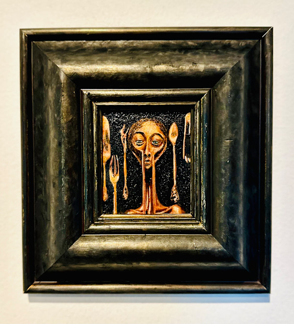 "Petite Appetite: golden guy No. 1" by OREN KAYA DAYAN