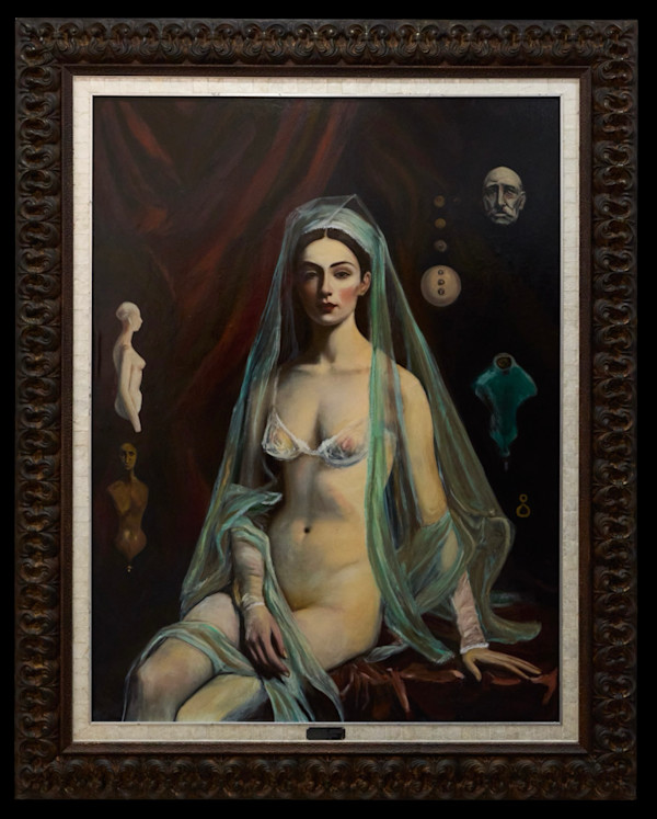”Elegy in Lace: The Veiled Widow“ by O. KAYA, Image 2.