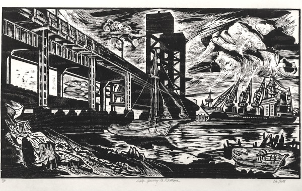 Bridge Spanning Piscataqua 5/50 by Don Gorvett