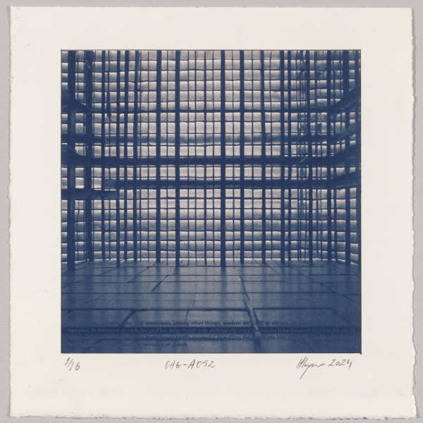 Originality of the avant-garde : Grid – #A052 1/16 by Hlynur Helgason