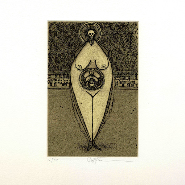Oaxaca Suite (brown): Woman 3/10 by Charles H. Stinson