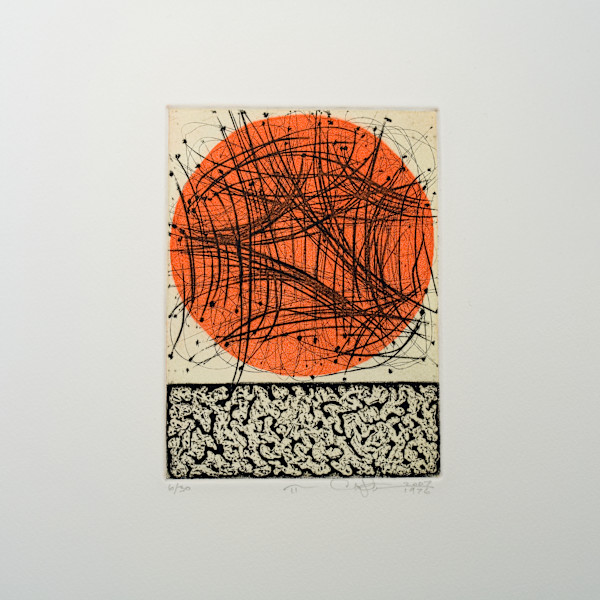 Nuclear Flower (restrike) 7/30 by Charles H. Stinson