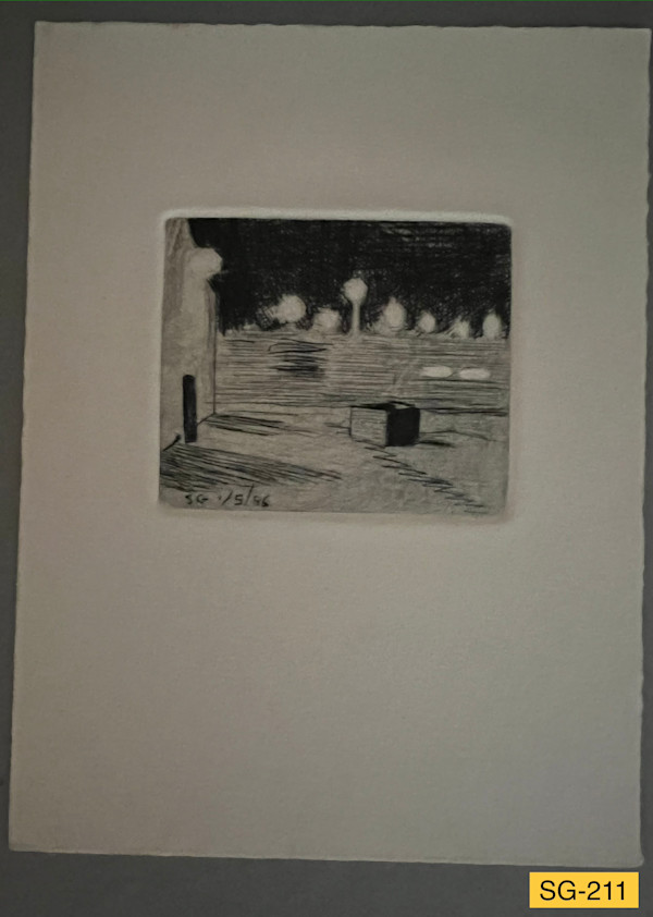 Side Street, Winter Night #1 by Spence Guerin